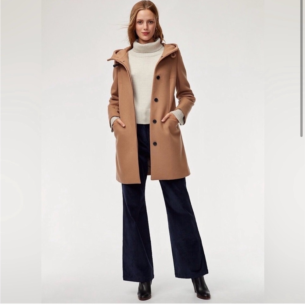 Aritzia Pearce Wool Coat Black